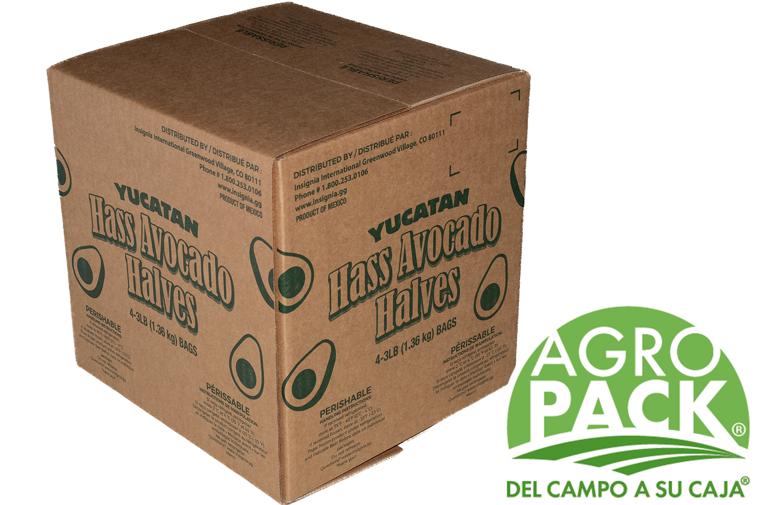 Caja de aguacate