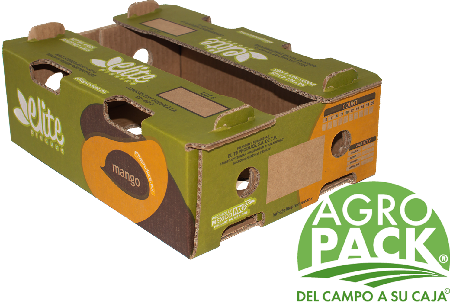 Caja de mango